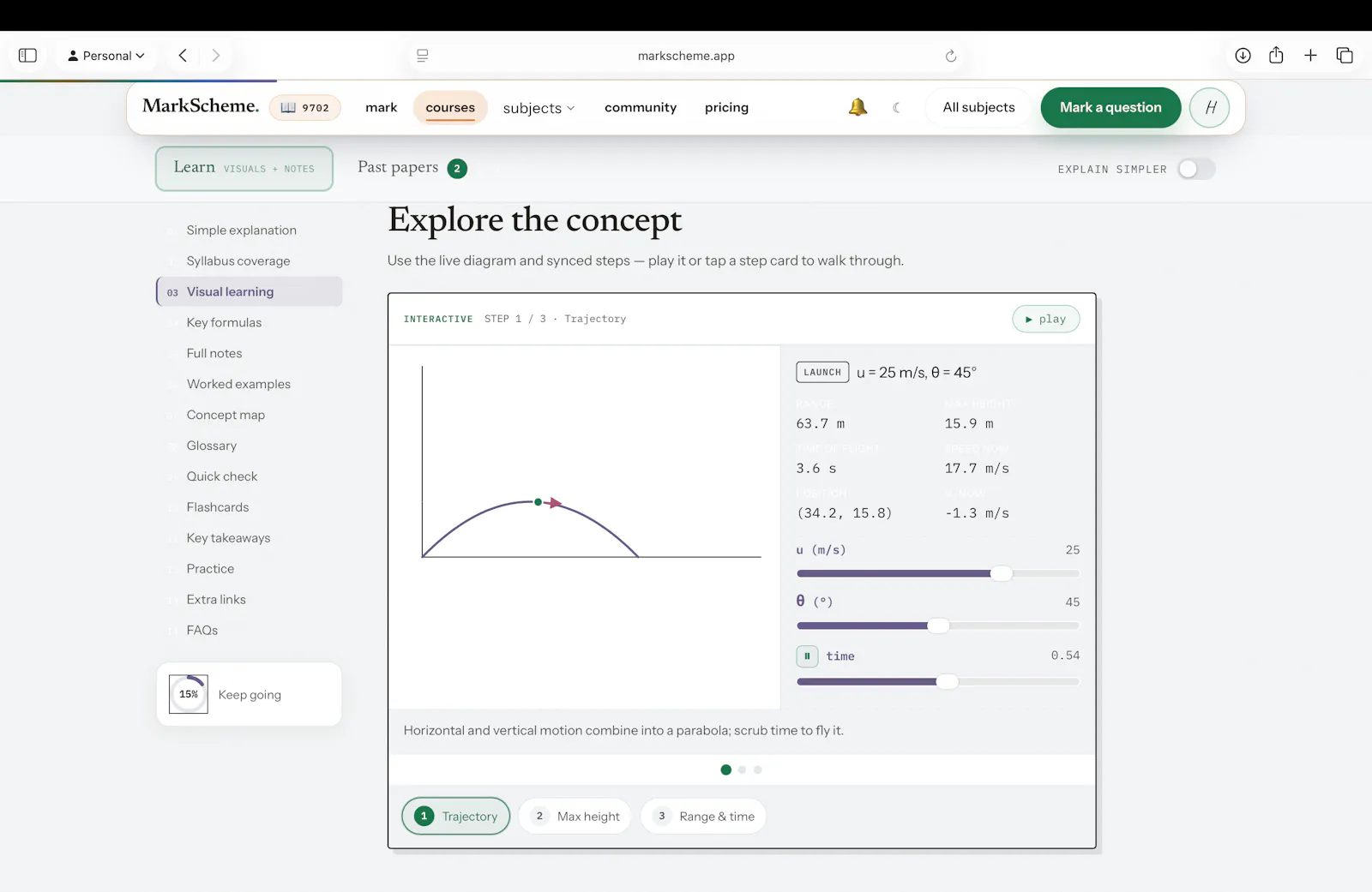 MarkScheme screenshot 2