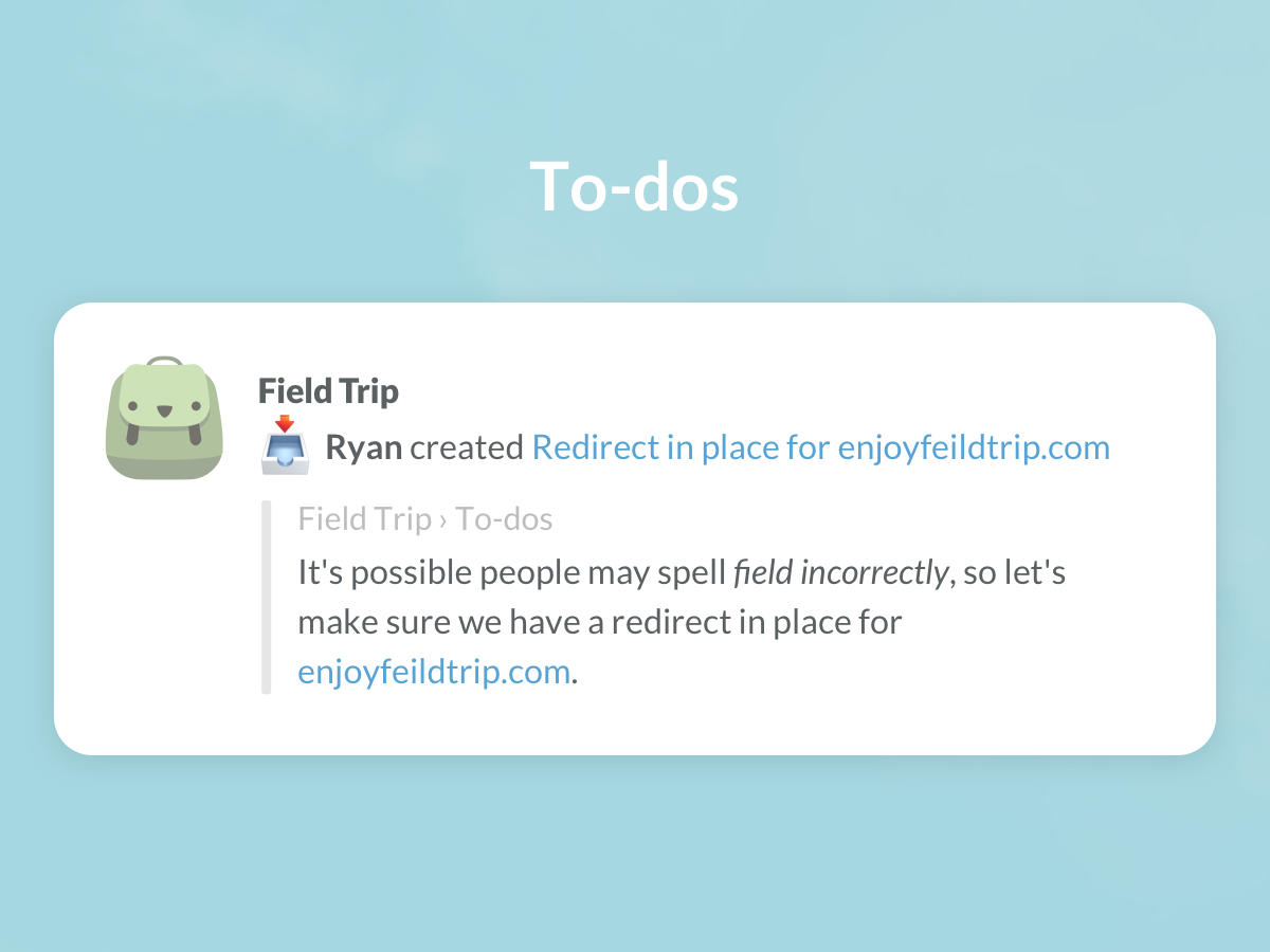 Field Trip gallery image