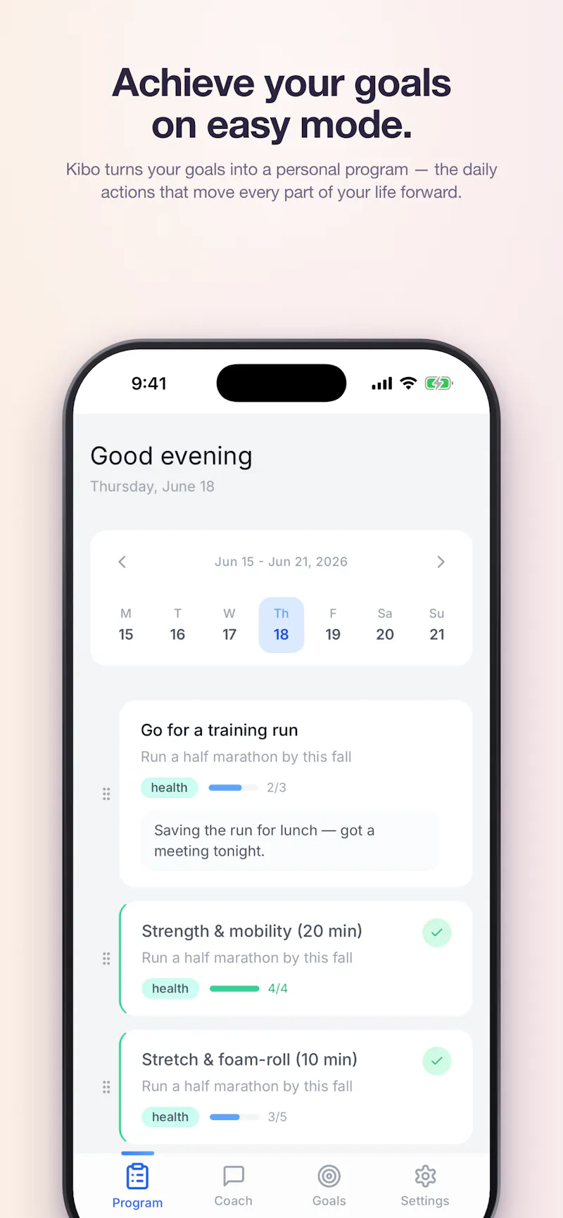 Kibo screenshot 1