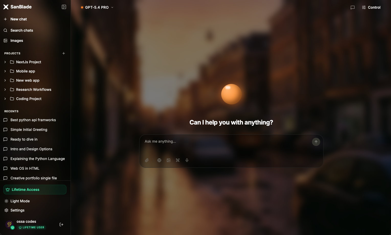 SanBlade – The AI Workspace gallery image