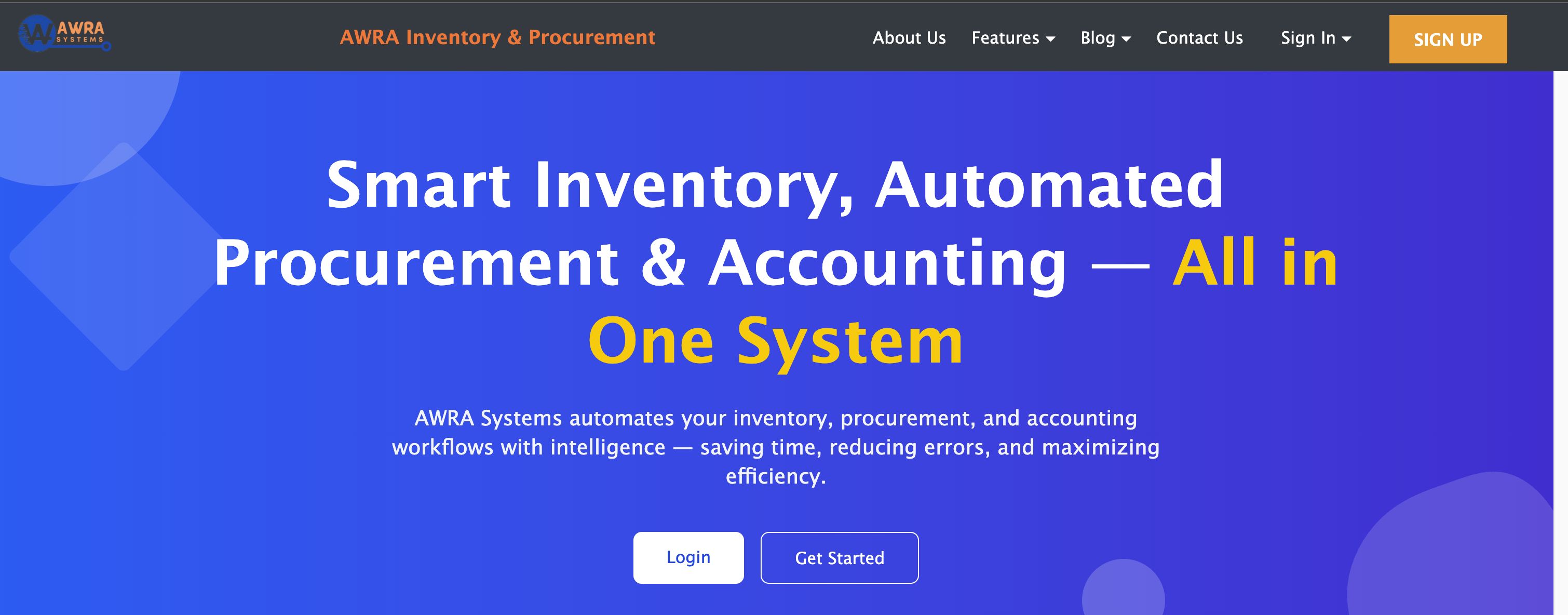 AWRA OpsHub System - Screenshot 2 showing product features and functionality