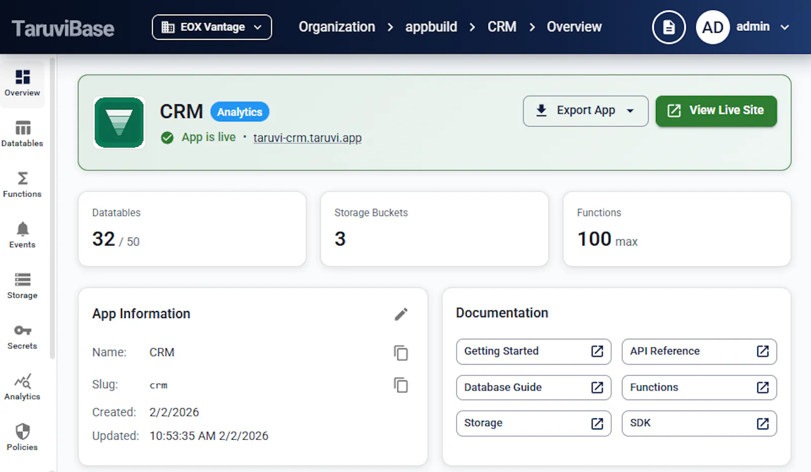 TaruviBase screenshot 3