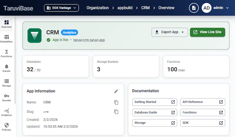 TaruviBase screenshot 3