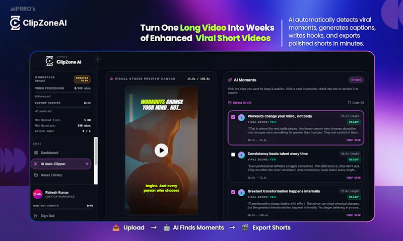 ClipZoneAI.com screenshot 4