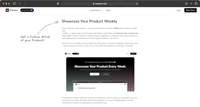 Weekyo gallery image