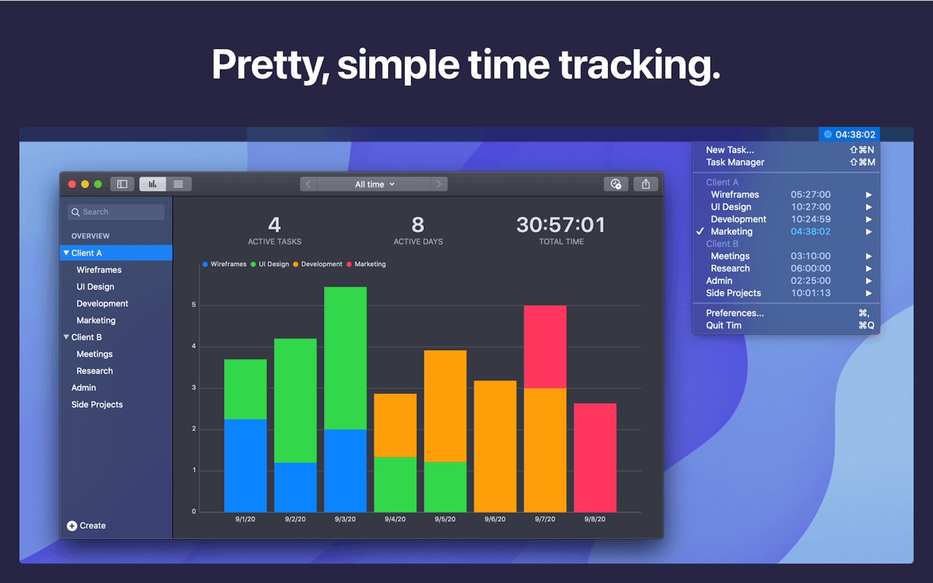 time tracker app mac