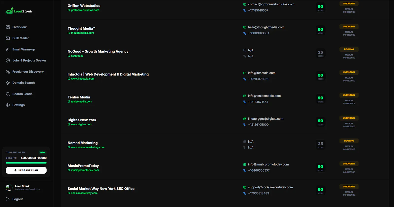LeadStonk screenshot 1