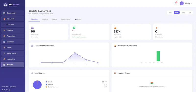 Nexestate screenshot 1