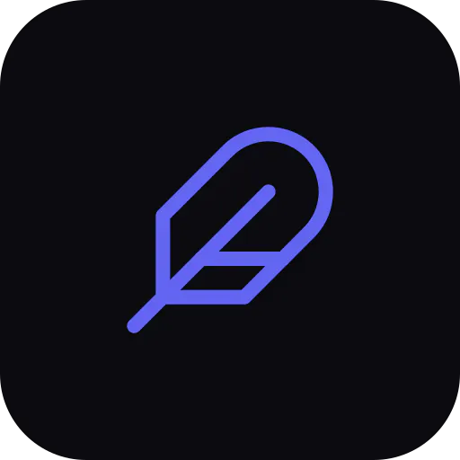 Feather: open source Fey alternative logo