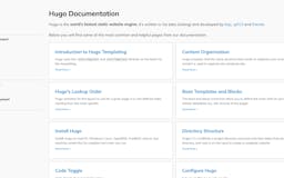 Hugo - A fast and modern static website engine media 2