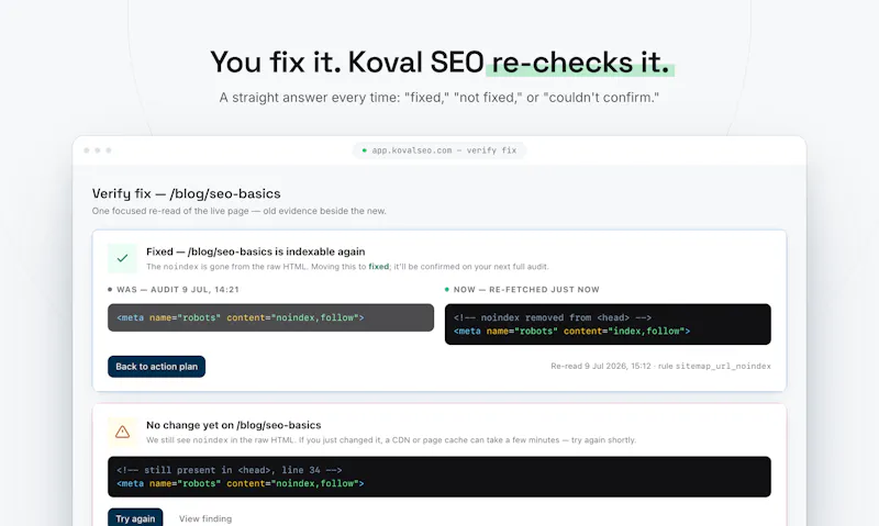 Koval SEO Console screenshot 3