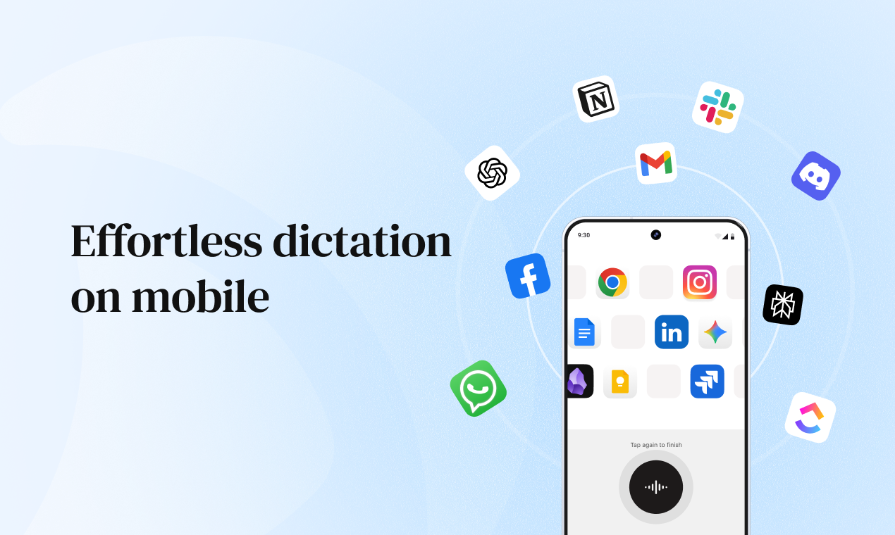 Typeless for Andorid - Screenshot 3 showing product features and functionality