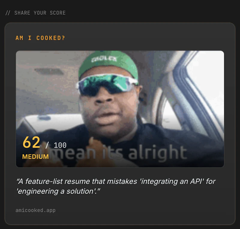 Am I Cooked? screenshot 1