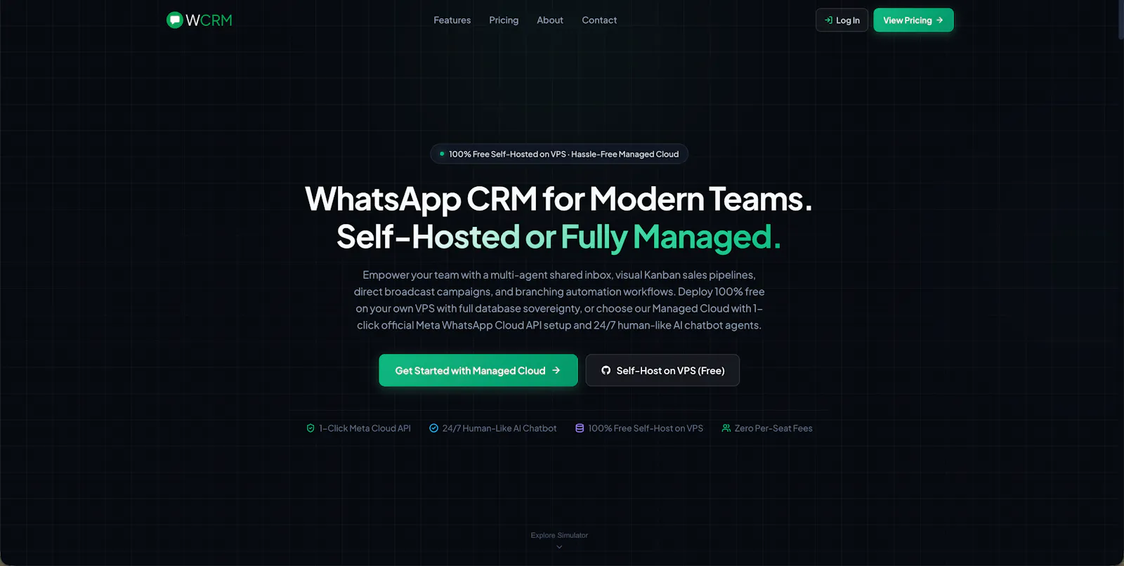WCRM screenshot 1