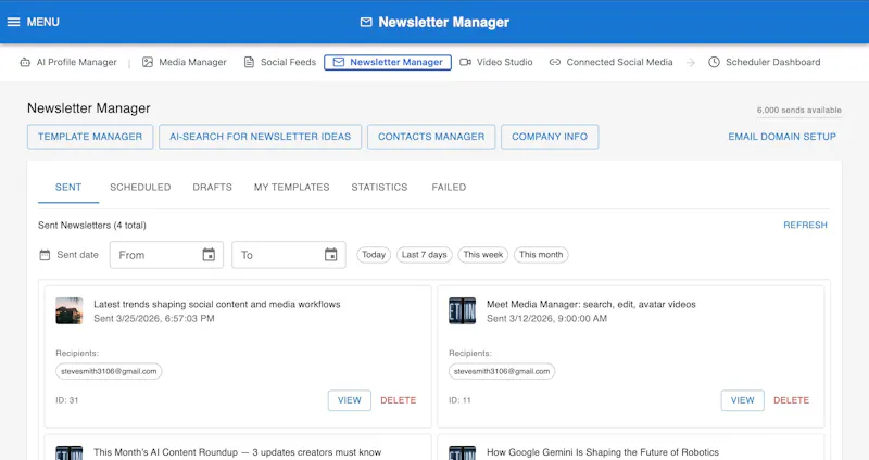 Mediabot.io Launch screenshot 2