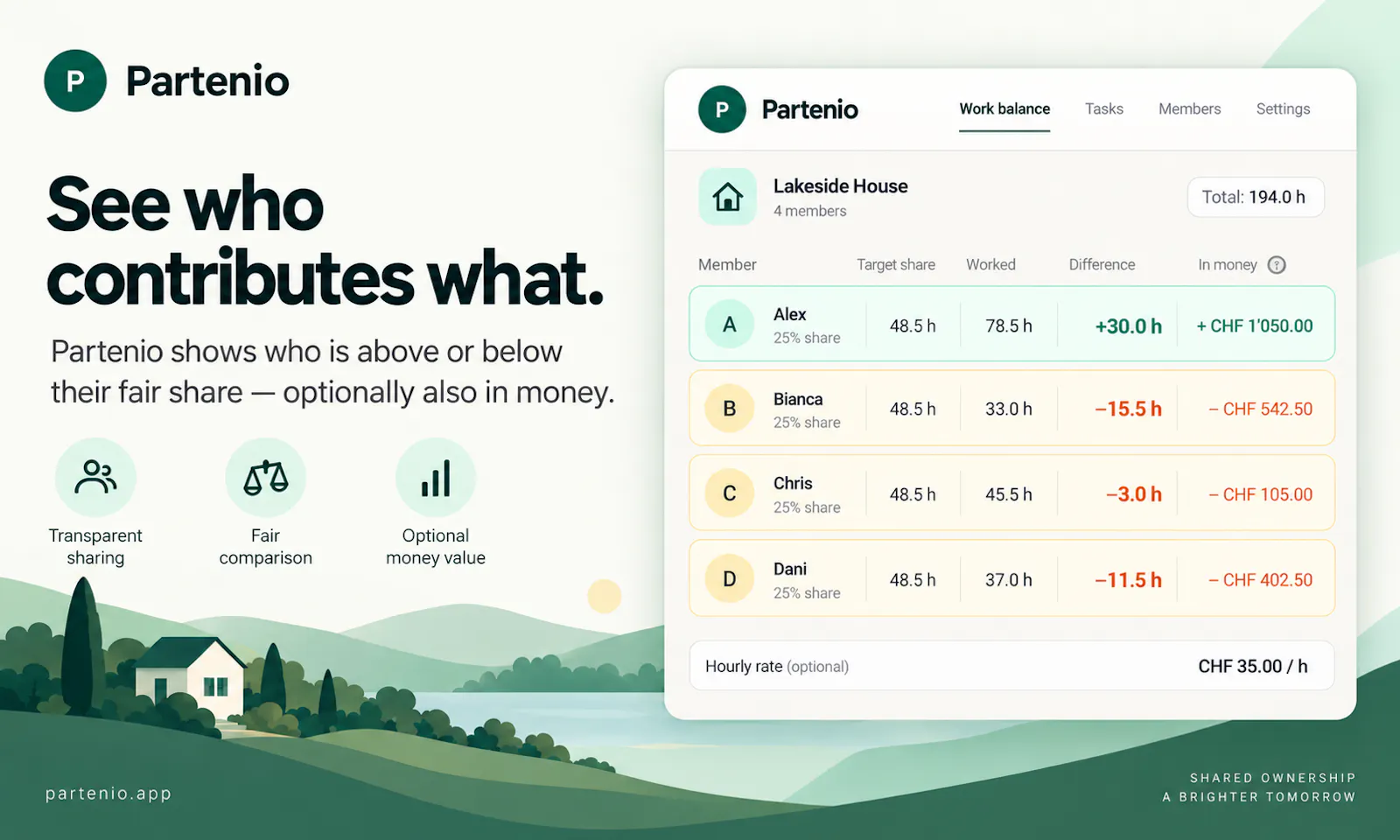 Partenio screenshot 2