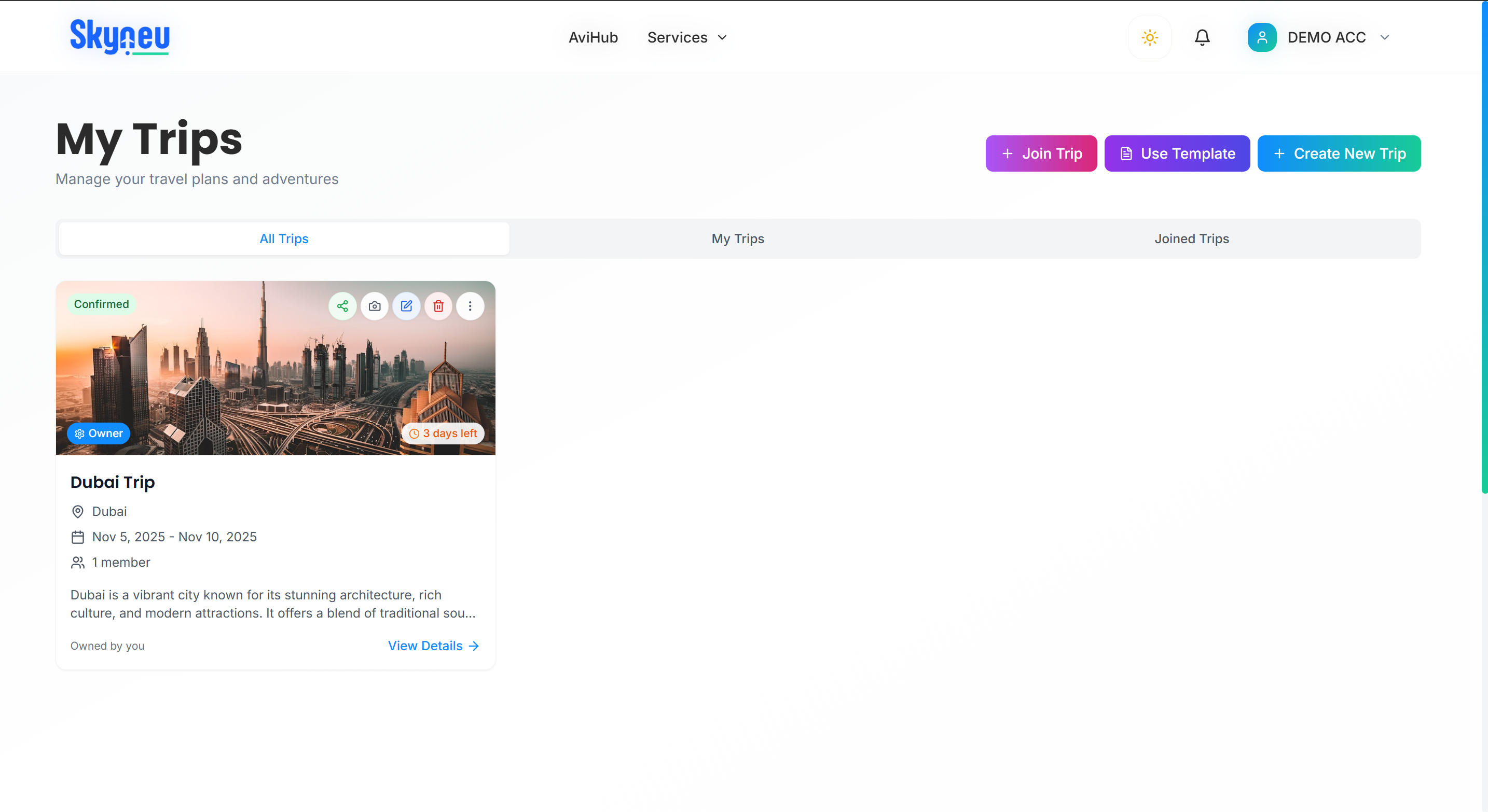 Skyneu — AI-Powered Travel Stack - Screenshot 4 preview