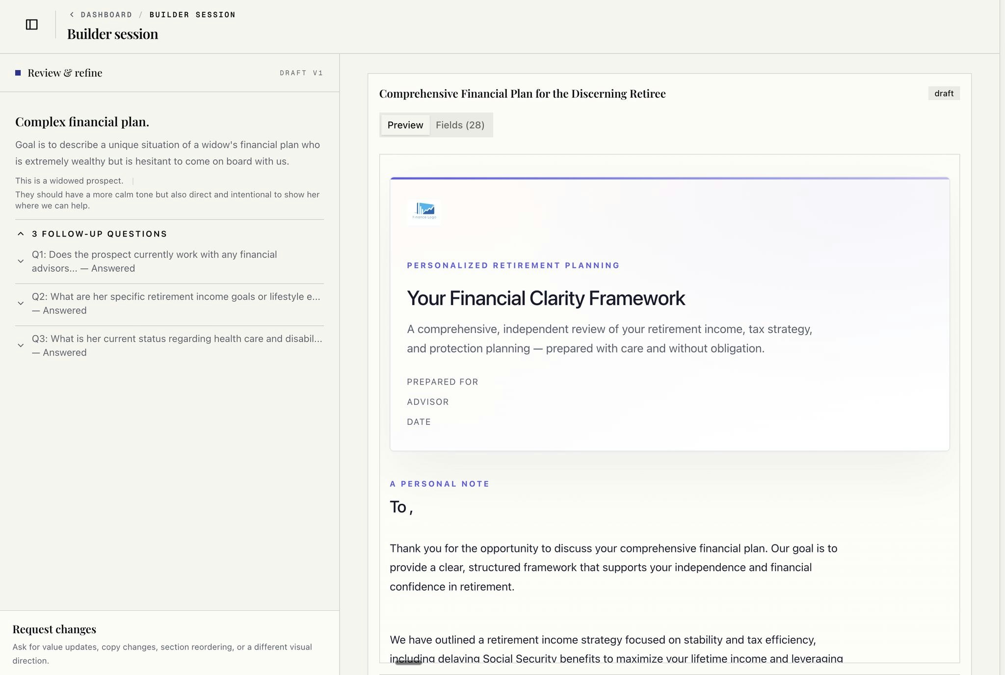 PREZENTD -Financial Planner Deliverables gallery image