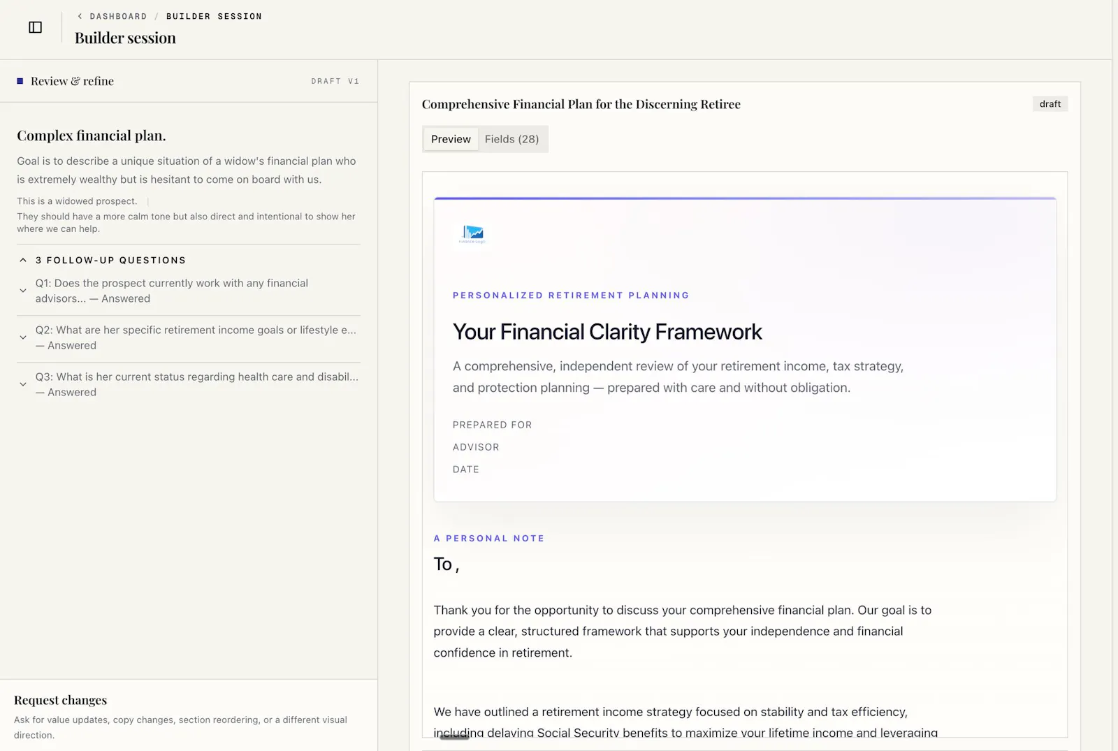 PREZENTD -Financial Planner Deliverables screenshot 3