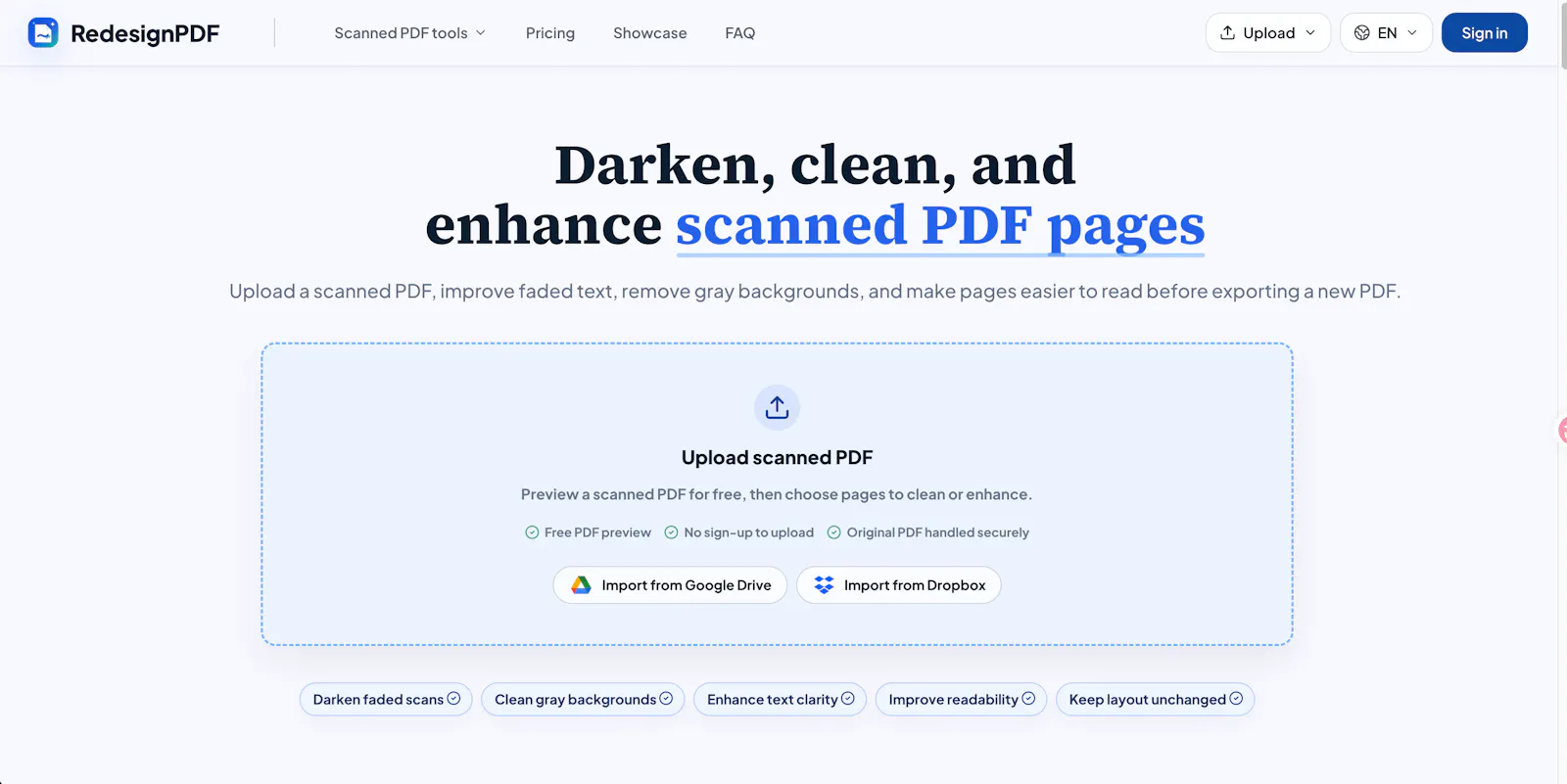 RedesignPDF screenshot 1