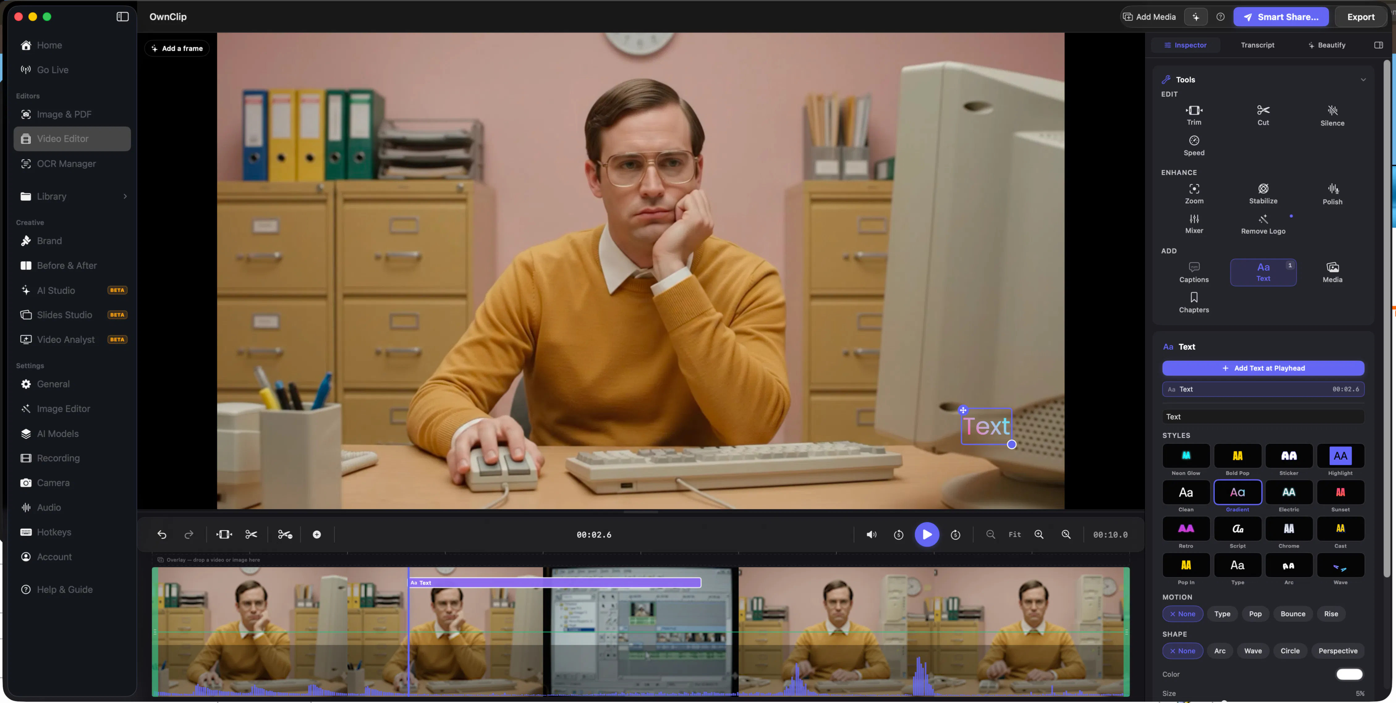 OwnClip gallery image
