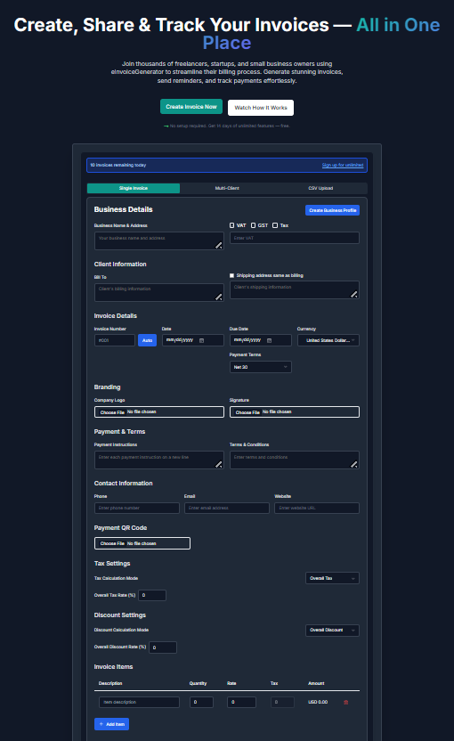 eInvoice Generator media 1