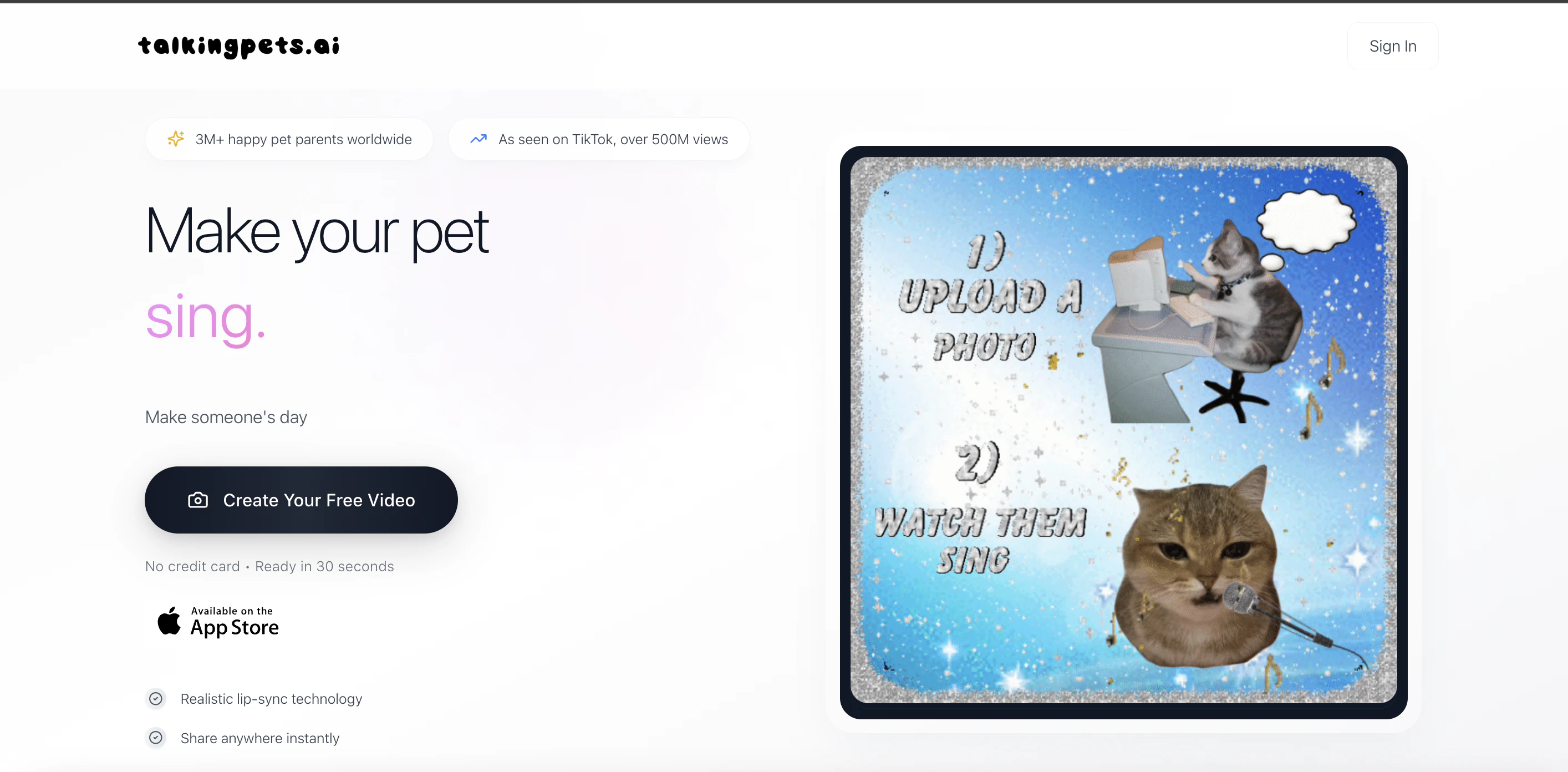 Talkingpets — screenshot 2 showing tool features and UI