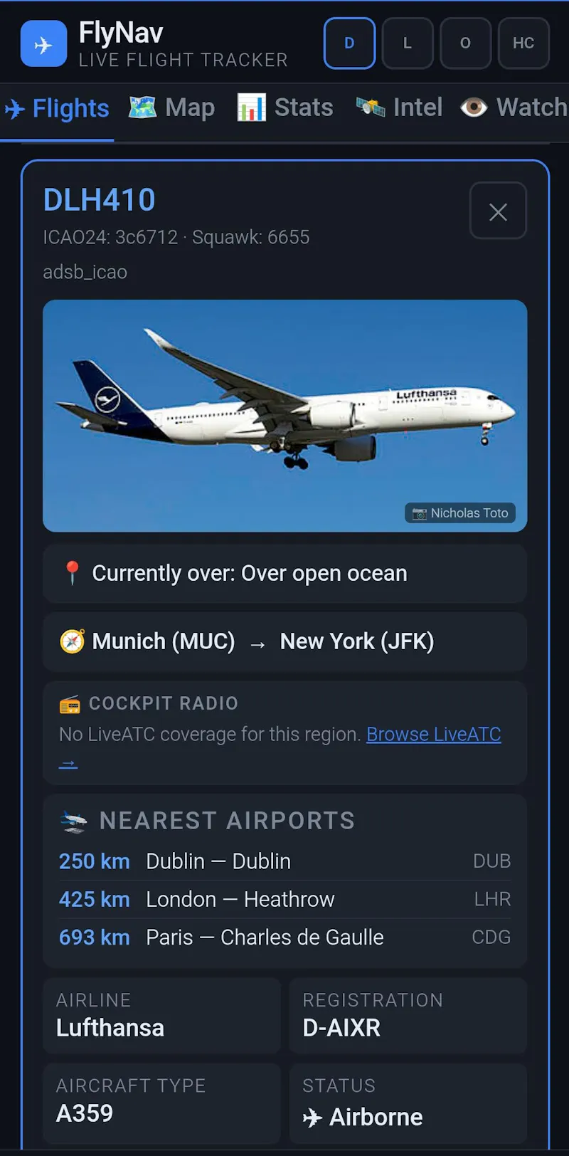 FlyNav — Live Flight Tracker screenshot 3