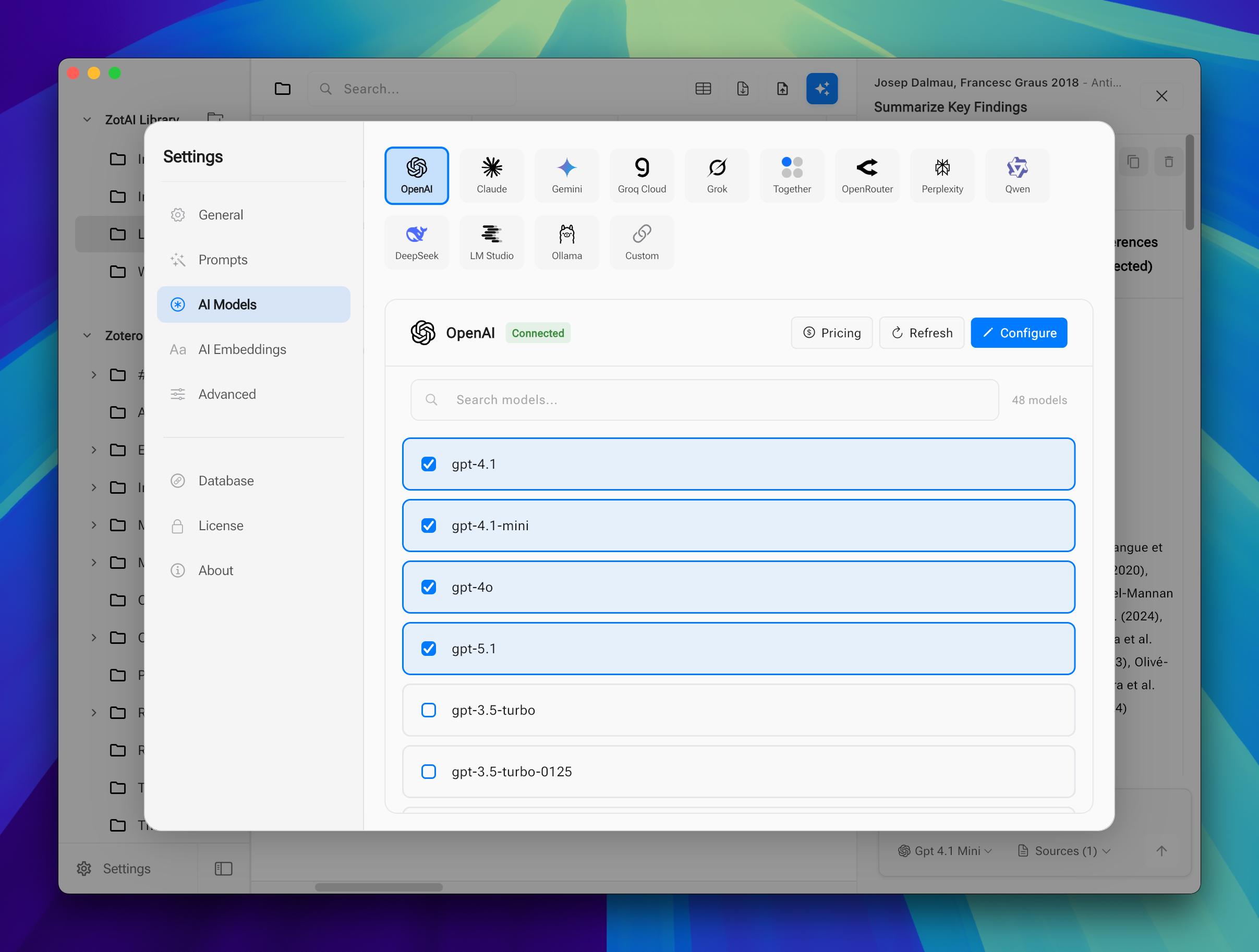 ZOTAI - The Ultimate Research AI Copilot - Screenshot 5 preview