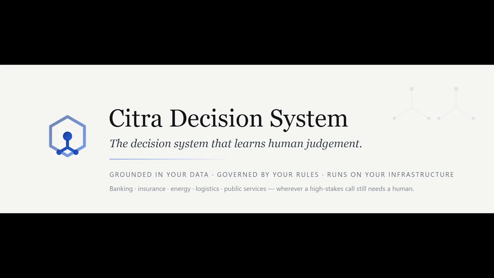 Citra Decision System screenshot 1 (video preview)