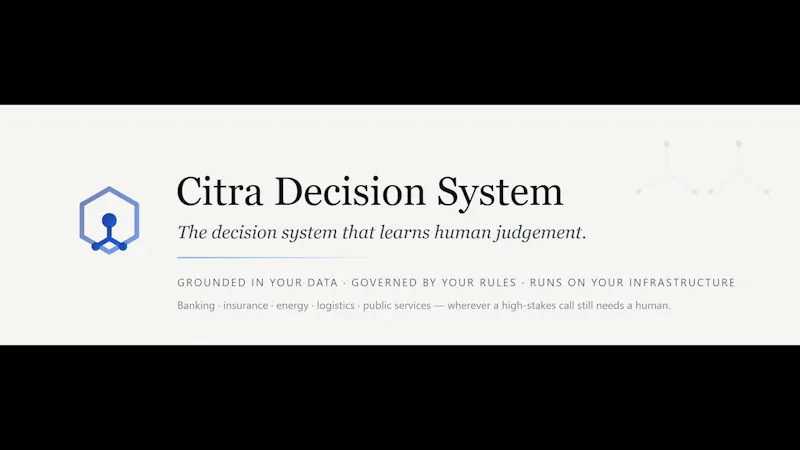 Citra Decision System screenshot 1 (video preview)