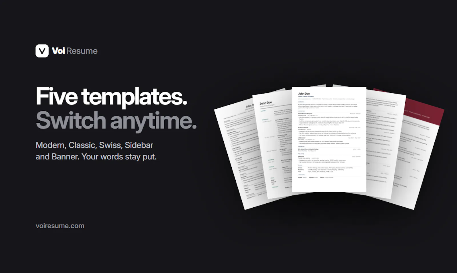 Voi Resume screenshot 8