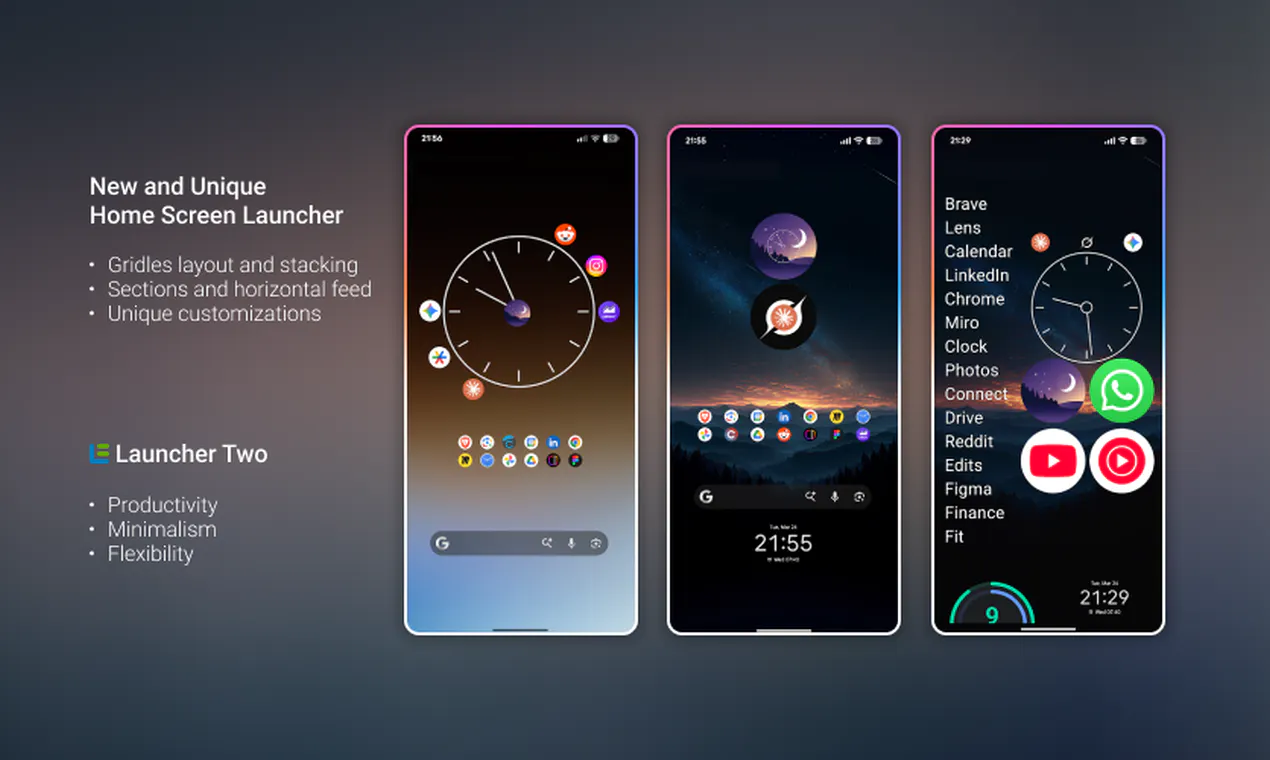 Launcher Two Android Homescreen Launcher gallery image