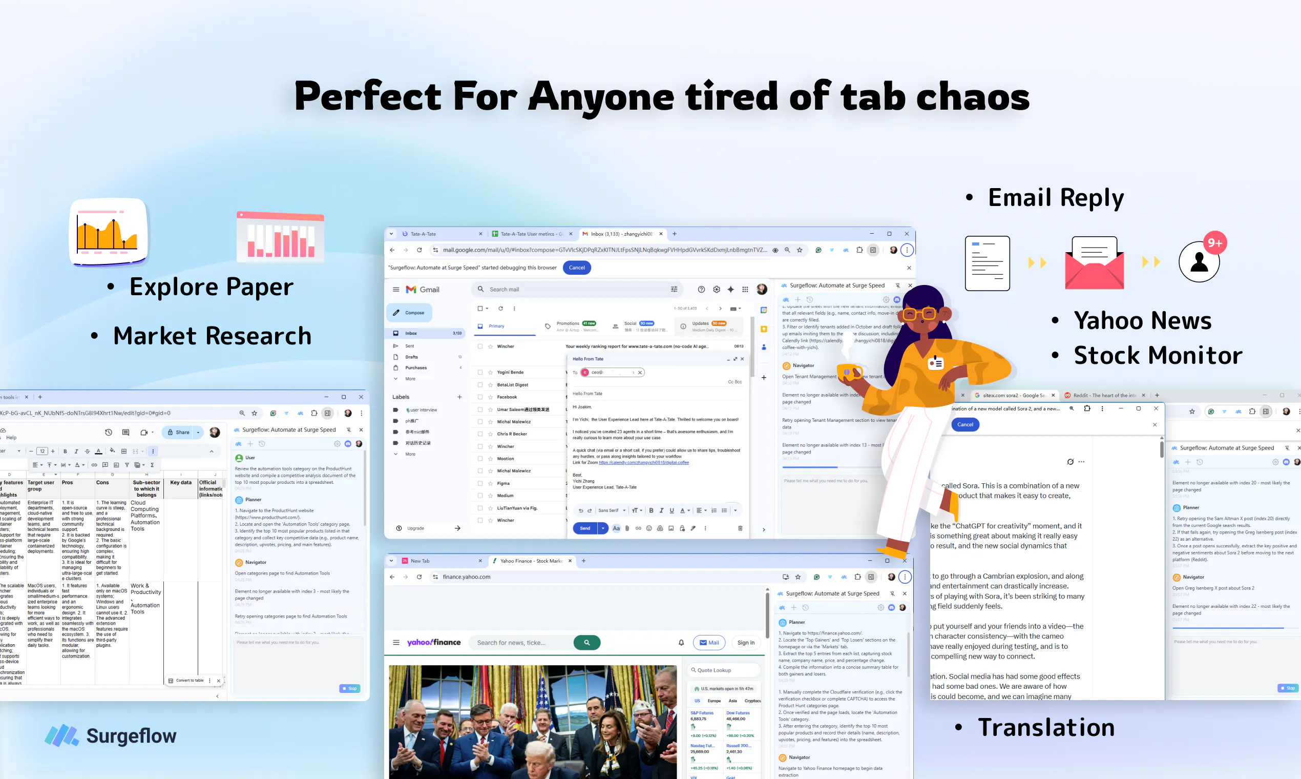 Surgeflow: Automate your browser tasks with a single command | Product Hunt