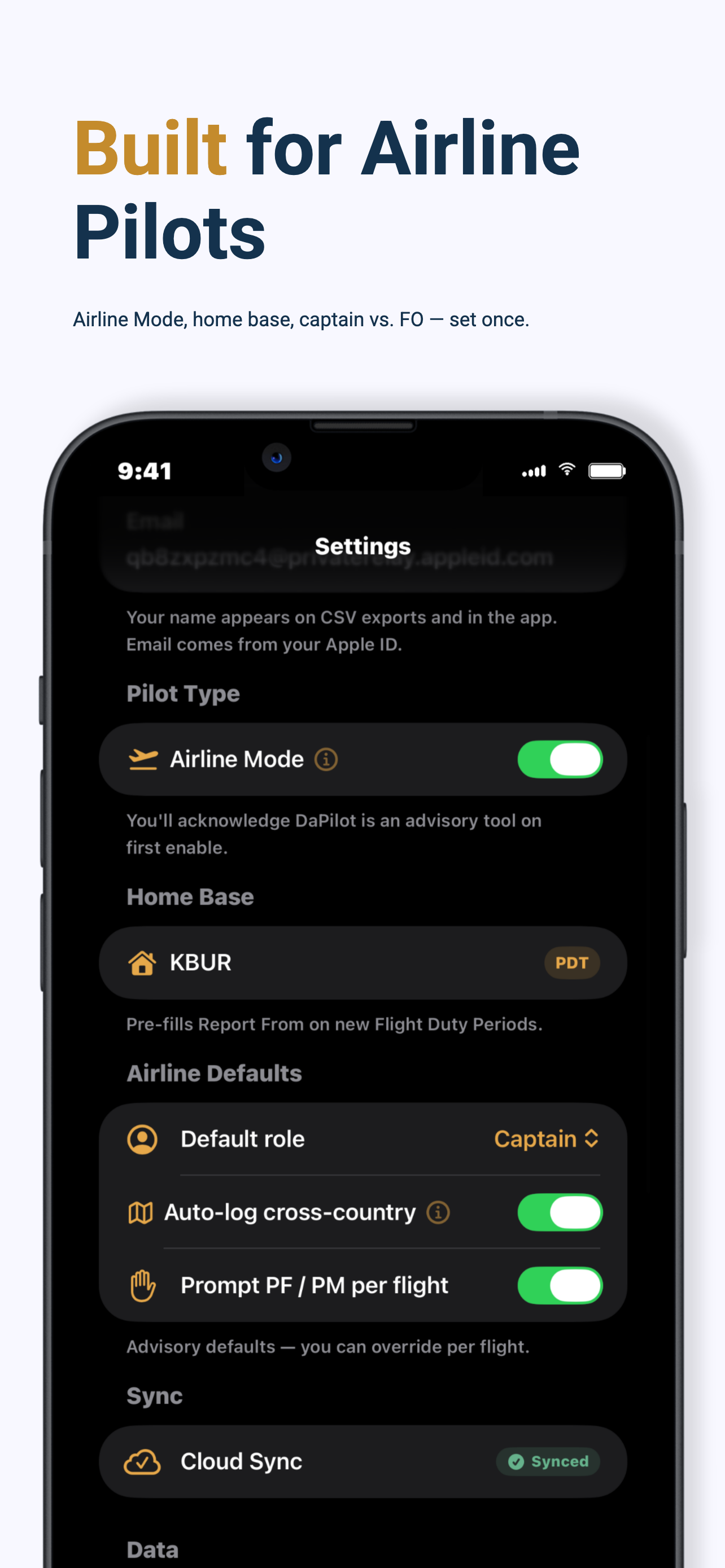 DaPilot: AI Logbook for Pilots gallery image
