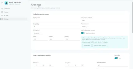 Water Tracker AI gallery image