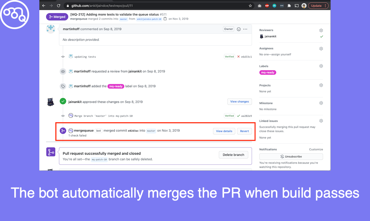 MergeQueue gallery image