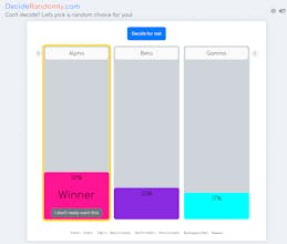 DecideRandomly.com · Easy Decisions gallery image