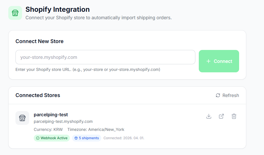 ParcelPing gallery image