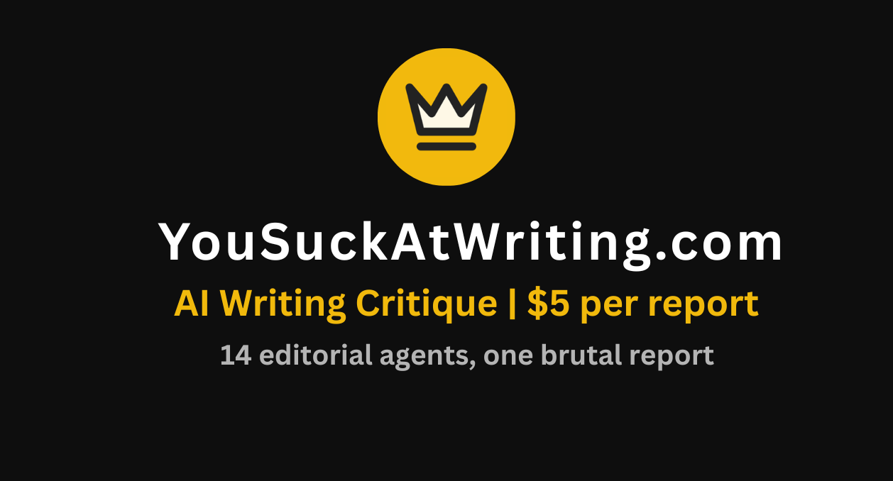 YouSuckAtWriting.com gallery image