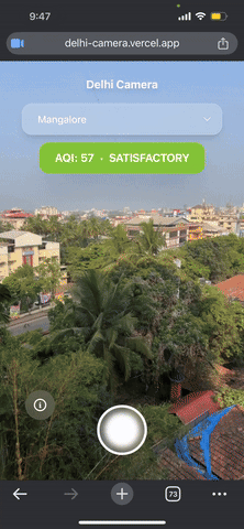 Delhi Camera - Screenshot 2 showing product features and functionality