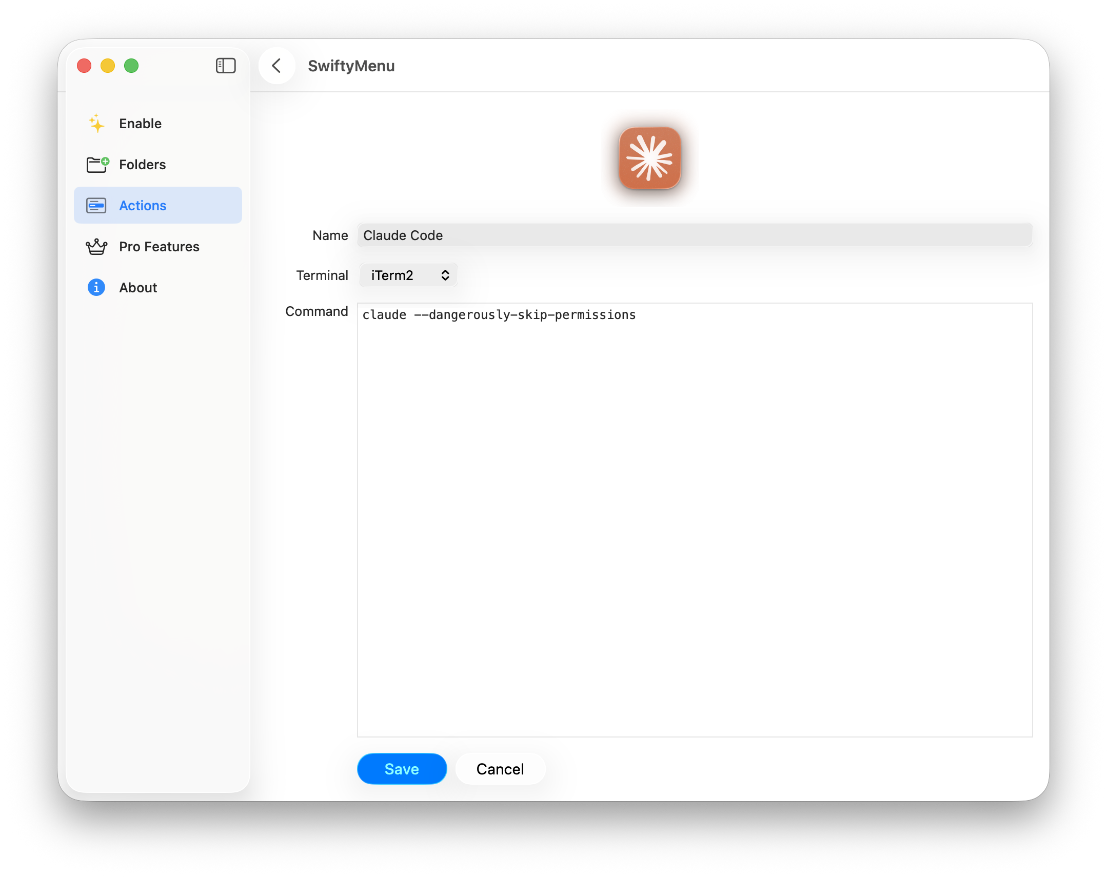 Média Swiftymenu - Lancez instantanément les outils AI CLI à partir de Finder 1