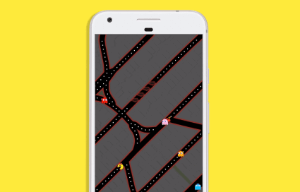 Ms. Pac-Man Google Maps