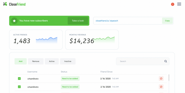 CloseFriend gallery image