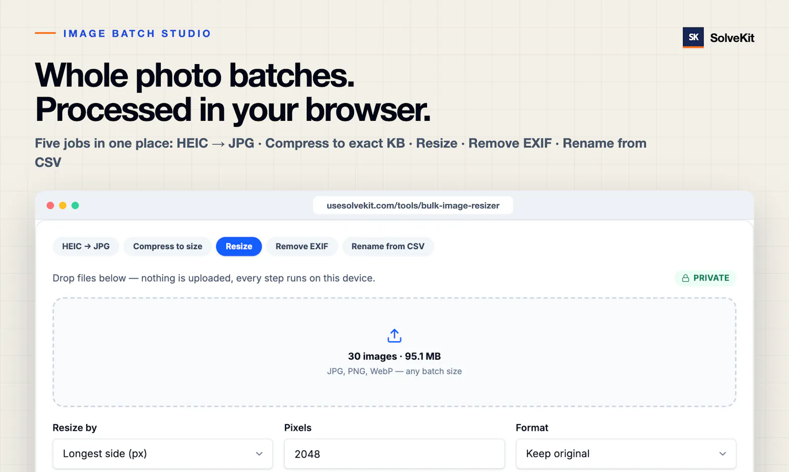 Image Batch Studio screenshot 1