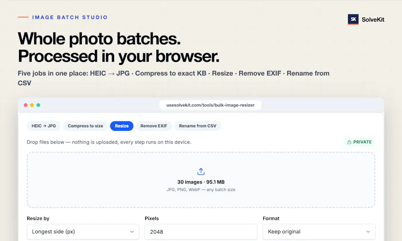 Image Batch Studio screenshot 1