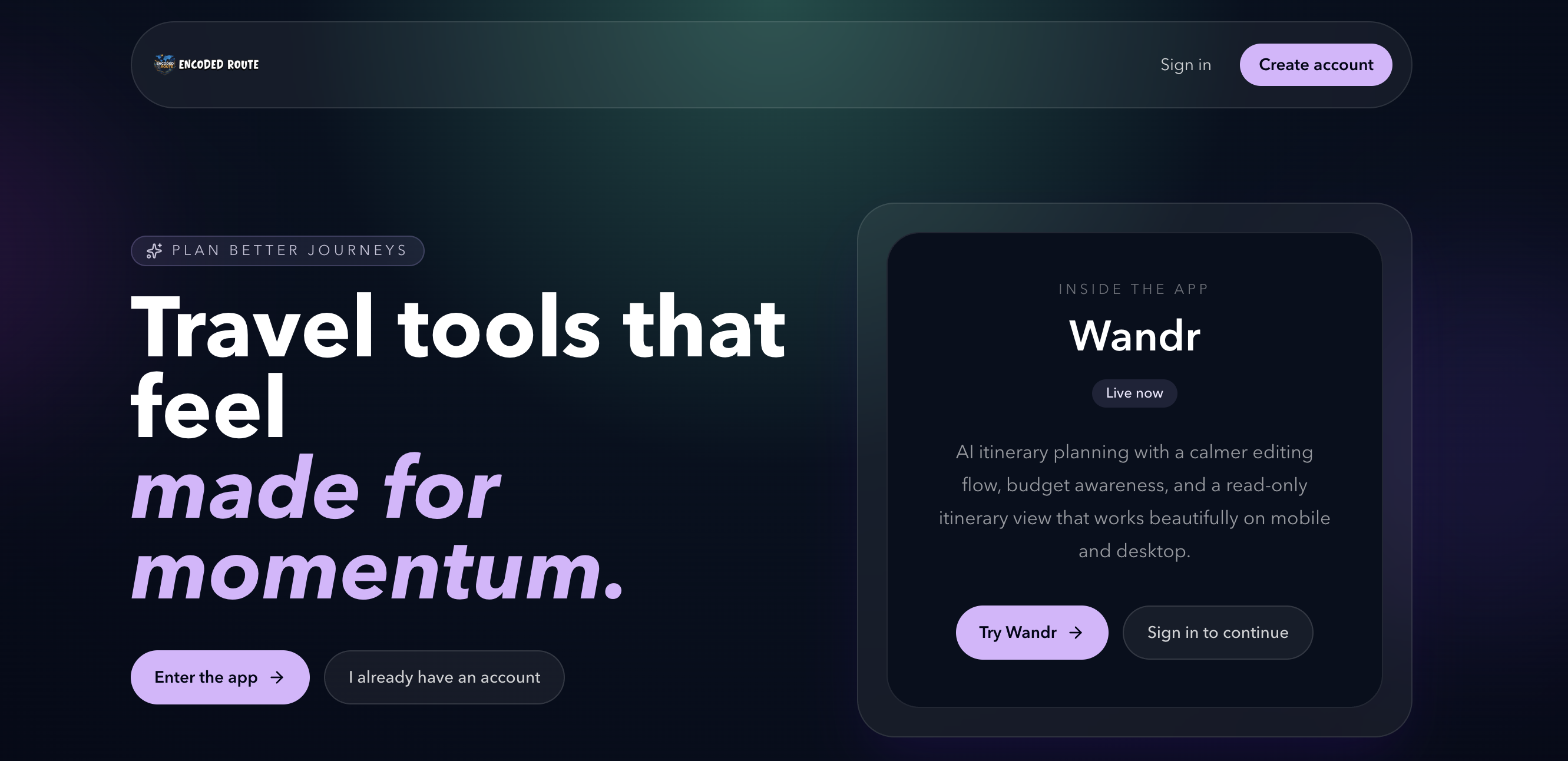 Encoded Route gallery image