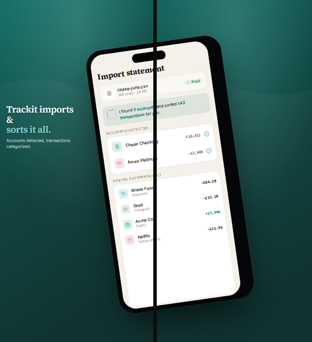 Trackit.Money — Join the waitlist gallery image