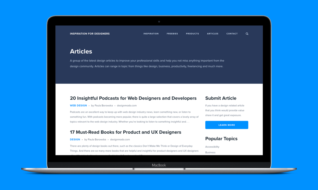Inspiration For Designers - Web & UI/UX gallery image