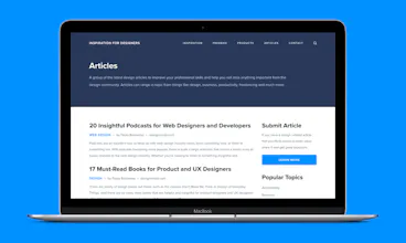 Inspiration For Designers - Web & UI/UX gallery image